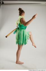 KATERINA STANDING POSE WITH SPEAR